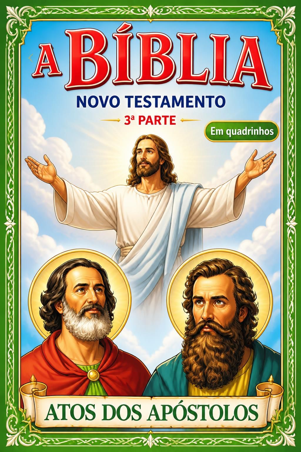 Capa da parte 4 da Bíblia em Quadrinhos