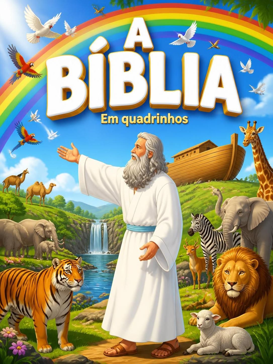Capa da Bíblia em Quadrinhos